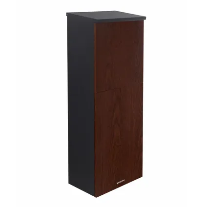 Logixbox pakketbrievenbus Trendybox Wood Zwart 3