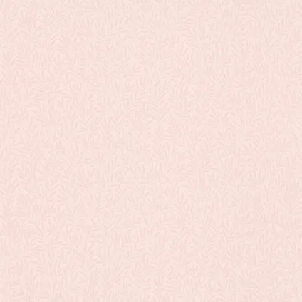 Rasch - Vliesbehang - Bladeren - Roze - Trendy Kinderbehang