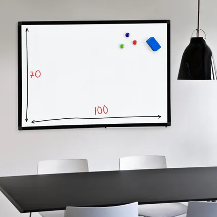 ACAZA - Magnetisch whiteboard 70x100cm 2
