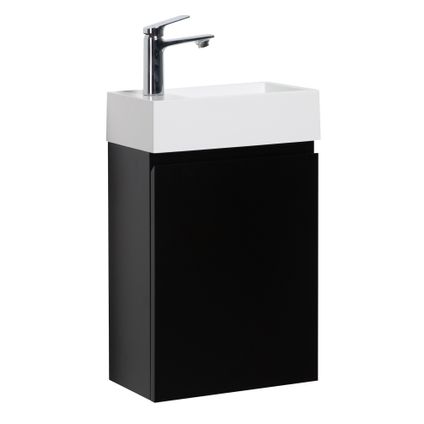 Badplaats Toiletmeubel Angela 40cm - mat zwart