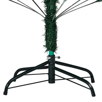 vidaXL Arbre de Noël artificiel pré-éclairé et boules vert 180 cm 5