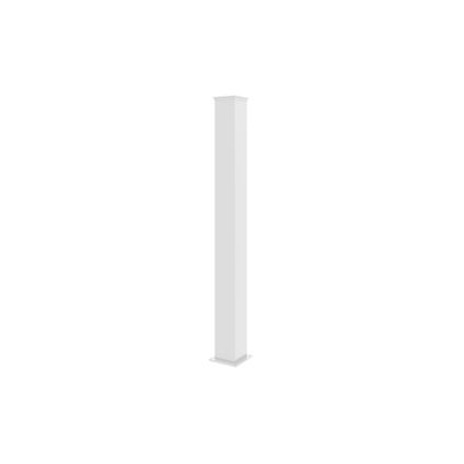 Poteau EIFEL 15x15 en aluminium H.166cm - Blanc mat