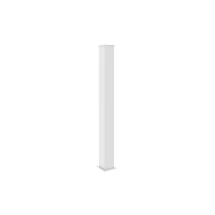 Poteau EIFEL 15x15 en aluminium H.166cm - Blanc mat 5