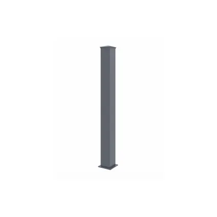 Paal EIFEL 15x15 in aluminium H.166cm - Grijs antraciet 3