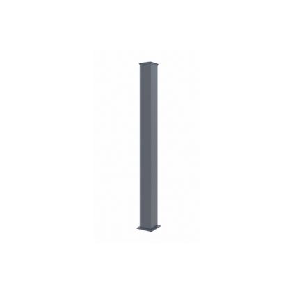Paal EIFEL 15x15 in aluminium H.190cm - Grijs antraciet