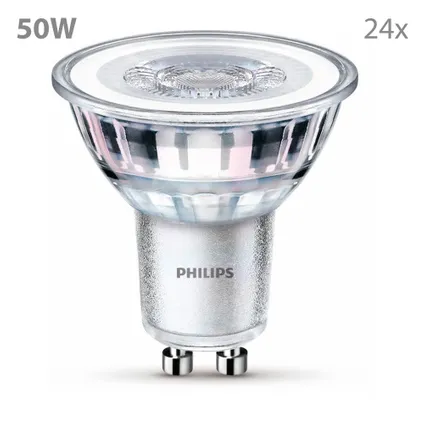 Philips Ampoule LED GU10 50W - Blanc Chaud - 24 Pièces 2