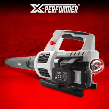 X Performer - Oplaadbare blazer 2x20 V max met turbofunctie geleverd zonder batterij 4