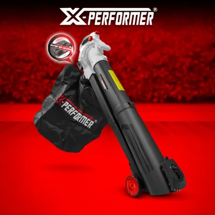 X Performer 2x20V oplaadbare vacuümblazer hakselaar geleverd zonder batterij 3