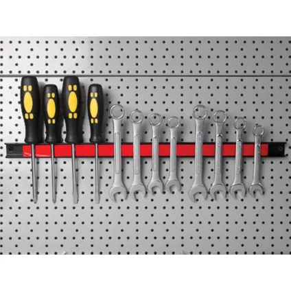 Toolland Porte-outils, magnétique, jeu, 3 pièces, acier, rouge/noir 2