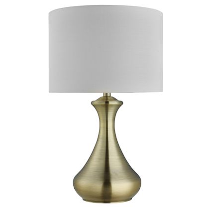 Bussandri Exclusive Lampe De Table - Métal - Moderne - E14 - L:24cm - Or