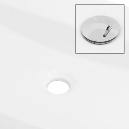 ML-Design Keramische wastafel in glanzend wit 60 x 40 x 12 cm, ovaal, moderne opzetwastafel 6