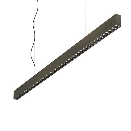 Ideal Lux - Office - Hanglamp - Aluminium - LED - Zwart