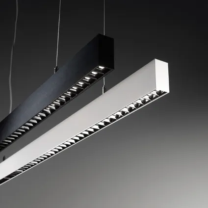 Ideal Lux - Office - Hanglamp - Aluminium - LED - Zwart 2