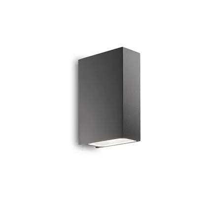 Moderne Wandlamp - Ideal Lux Tetris-2 - Grijs - Aluminium - G9 - 4x9x13 cm