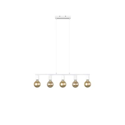 Moderne Hanglamp Vannes - Metaal - Wit
