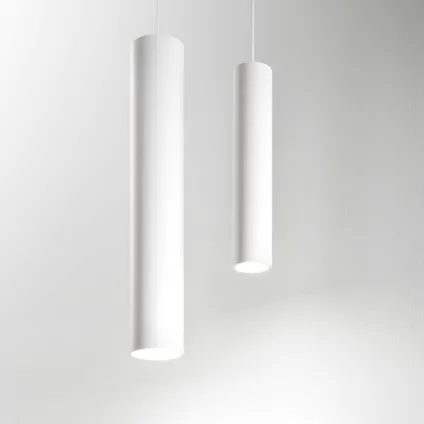 Landelijke Hanglamp Tube - Zwart - Ideal Lux - LED - 1 Lichtpunt 2