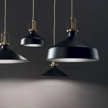 Ideal Lux - Eris - Hanglamp - Metaal - E27 - Zwart 2