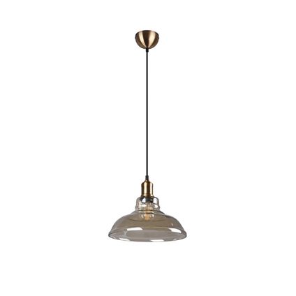 Moderne Hanglamp Aldo - Metaal - Bruin