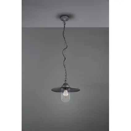 Vintage Hanglamp Brenta - Metaal - Grijs