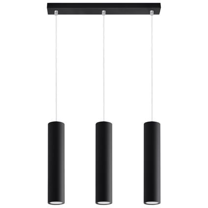 Luminastra Lampe Suspendue - Métal - Moderne - GU10 - L:45cm - Noir