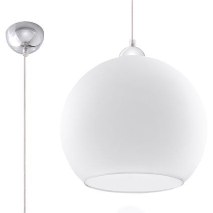 Hanglamp minimalistisch ball wit