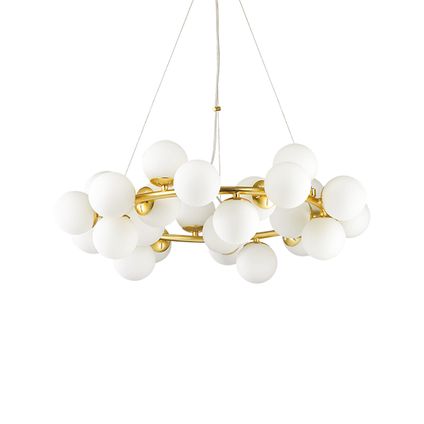 Ideal Lux Lampe Suspendue - Métal - Scandinave - G9 - L:cm - Blanc