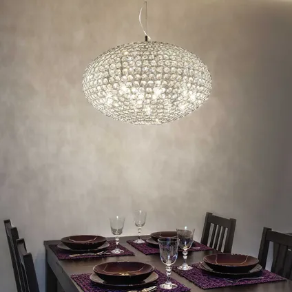 Ideal Lux - Orion - Hanglamp - Metaal - E14 - Chroom 3