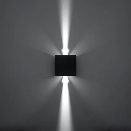 Luminastra Applique - Métal - Moderne - LED - L:10cm - Noir 4