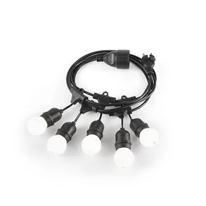Ideal Lux Lampe Suspendue - Métal - Conceptions - E27 - L:404cm - Noir 2