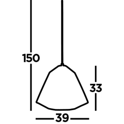 Hanglamp Geometric Cage Metaal Ø39cm Koper 3