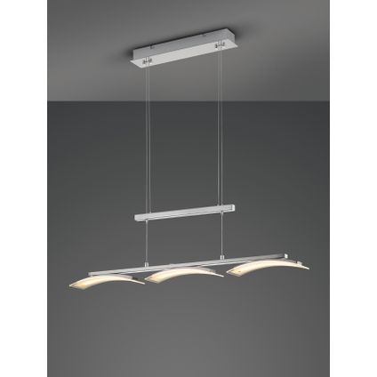 Moderne Hanglamp Ikaria - Metaal - Grijs