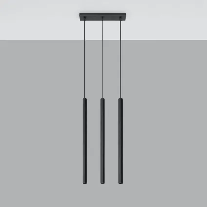 Hanglamp modern pastelo zwart 2