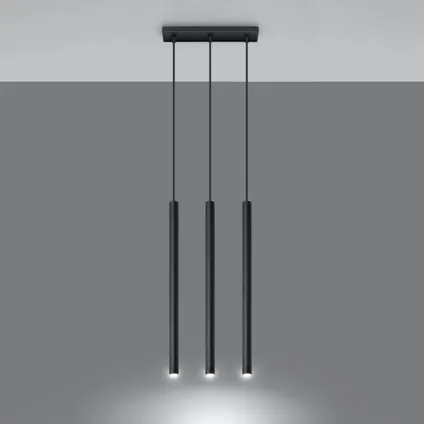 Luminastra Lampe Suspendue - Métal - Moderne - G9 - L:30cm - Noir 3