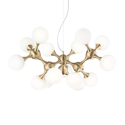 Ideal Lux Lampe Suspendue - Métal - Moderne - E14 - L:cm - Or