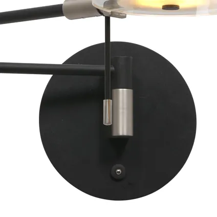 LED wandlamp met glazen kap Steinhauer Turound Transparant 4