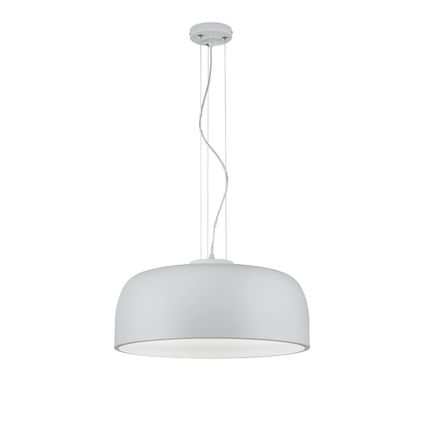Trio Lampe Suspendue - Métal - Moderne - E27 - L:52cm - Blanc