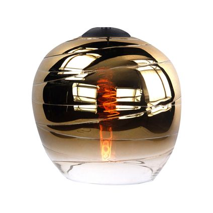 Highlight Lampe Suspendue - Verre - Moderne - E27 - L:22cm - Or