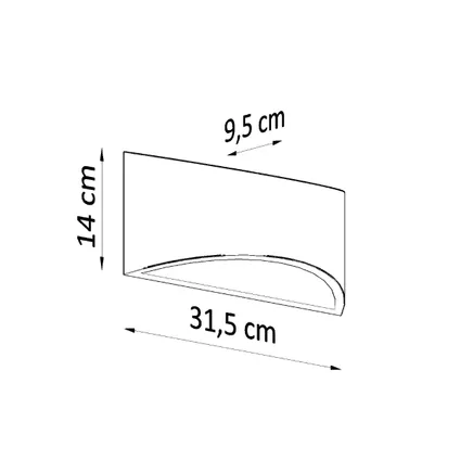 Luminastra Applique - Métal - Moderne - G9 - L:31,5cm - Blanc 4