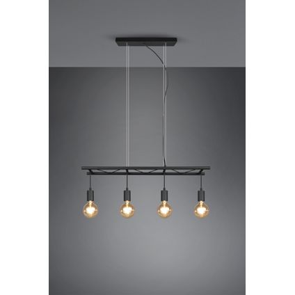 Reality Lampe Suspendue - Métal - Moderne - E27 - L:14,4cm - Noir