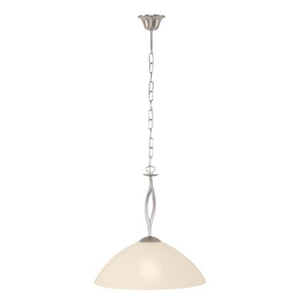 Steinhauer Lampe Suspendue - Verre - Classique - E27 (grote Fitting) - L:cm - Argent