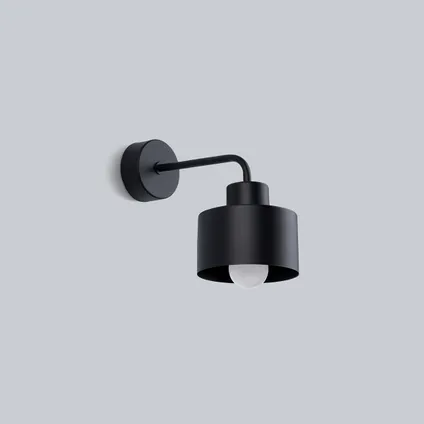 Luminastra Applique - Métal - Moderne - E27 - L:22cm - Noir 3