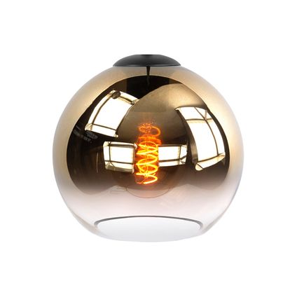 Industriële Highlight Fantasy Globe E27 Hanglamp - Goud
