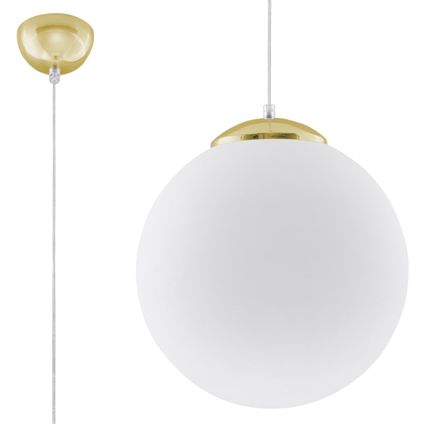 Luminastra Lampe Suspendue - Métal - Minimaliste - E27 - L:30cm - Or