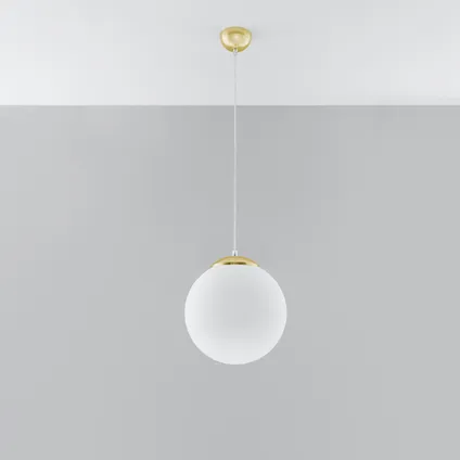 Luminastra Lampe Suspendue - Métal - Minimaliste - E27 - L:30cm - Or 2