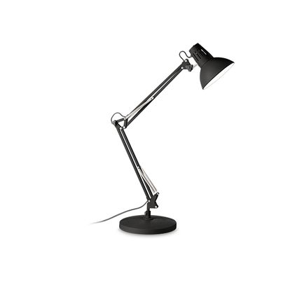 Ideal Lux Lampe De Table - Métal - Conceptions - E27 - L:20cm - Noir