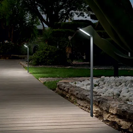 Ideal Lux Lampadaire - Métal - Conceptions - LED - L:9,5cm - Gris 2