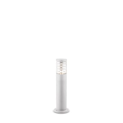 Moderne Witte Sokkellamp Tronco - Ideal Lux - E27 - Vloerlamp voor Buiten