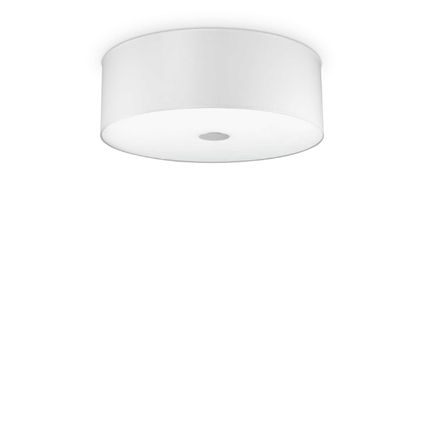 Moderne Plafondlamp - Ideal Lux Woody - Wit - Metaal - E27 - 60W