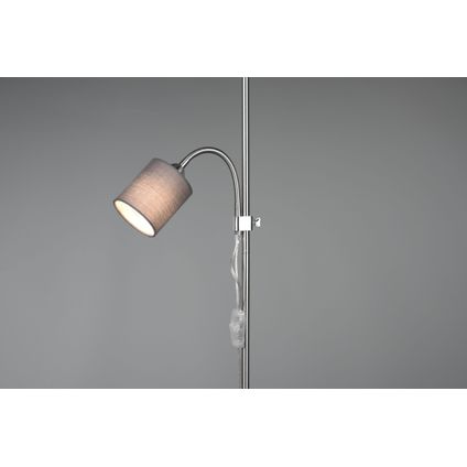 Moderne Vloerlamp Owen - Metaal - Grijs
