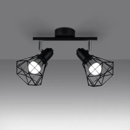 Plafondlamp modern artemis zwart 4